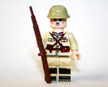 Japanese Army Officer Ww2 With Rifle Custom Minifigures - $8.12