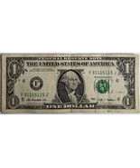 US$1 Fancy Banknote 2009 5-of-a-kind  Lucky 1's  91115115 - $4.95