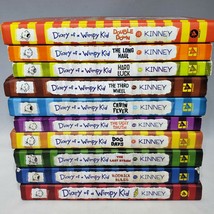 Lot of 10 Diary of a Wimpy Kid #1-9 + 11 Hardcover &amp; Paperback Books Kinney - £33.59 GBP