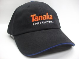 Tanaka Power Equipment Hat Black Hook Loop Baseball Cap - £15.63 GBP