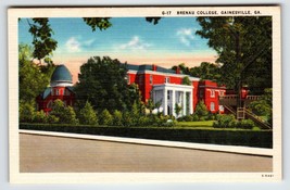 Brenau College Building Gainesville Georgia Postcard Unused  Linen Vinta... - £8.63 GBP