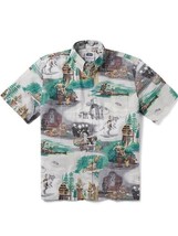 Reyn Spooner x Star Wars Alien &amp; Droid Moonbeam Spooner Kloth Hawaiian Shirt 3XL - £140.20 GBP