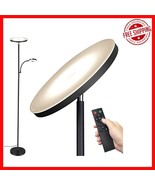 42W Super Bright LED Floor Lamp - Dimmable Remote Control with Adjustabl... - $110.18 CAD