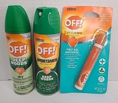 Off! Deep Woods Sportsmen Insect Repellant 3 With 30% Deet 6oz Deep Wood... - £12.62 GBP