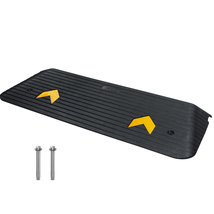 VEVOR Rubber Threshold Ramp, 2&quot; Rise Threshold Ramp Doorway, Recycled Ru... - $64.90 CAD