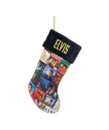 Elvis Presley - Elvis Holiday Albums 19&quot; Stocking by Kurt Adler Inc. - $22.15 CAD