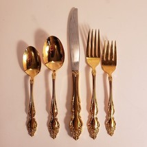 Oneida 1881 Rogers Gold Electroplate Flatware Your Choice Forks Knives Spoons - £4.95 GBP+