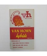 Vintage 1965 Cerro Gordo IL Van Horn Hybrids Corn Guide Memo Notepad - $17.81