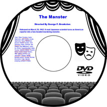 The Manster 1962 DVD Movie 10s Hip-Hop Peter Dyneley Jane Hylton Tetsu Nakamura  - £4.00 GBP