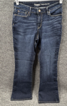 Signature Levi Strauss Jeans Womens 31x30 Modern Boot Cut Pants Blue Denim Dark - £17.19 GBP