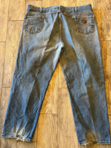 Carhartt Mens Jeans 48x32 Denim 48 x 32 Relaxed Fit B160 DST - $553.46 MXN
