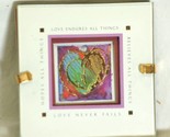 Love Endures All Things Desk Picture 3x3 - £5.50 GBP