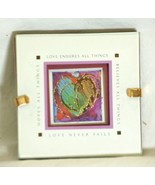 Love Endures All Things Desk Picture 3x3 - £5.46 GBP