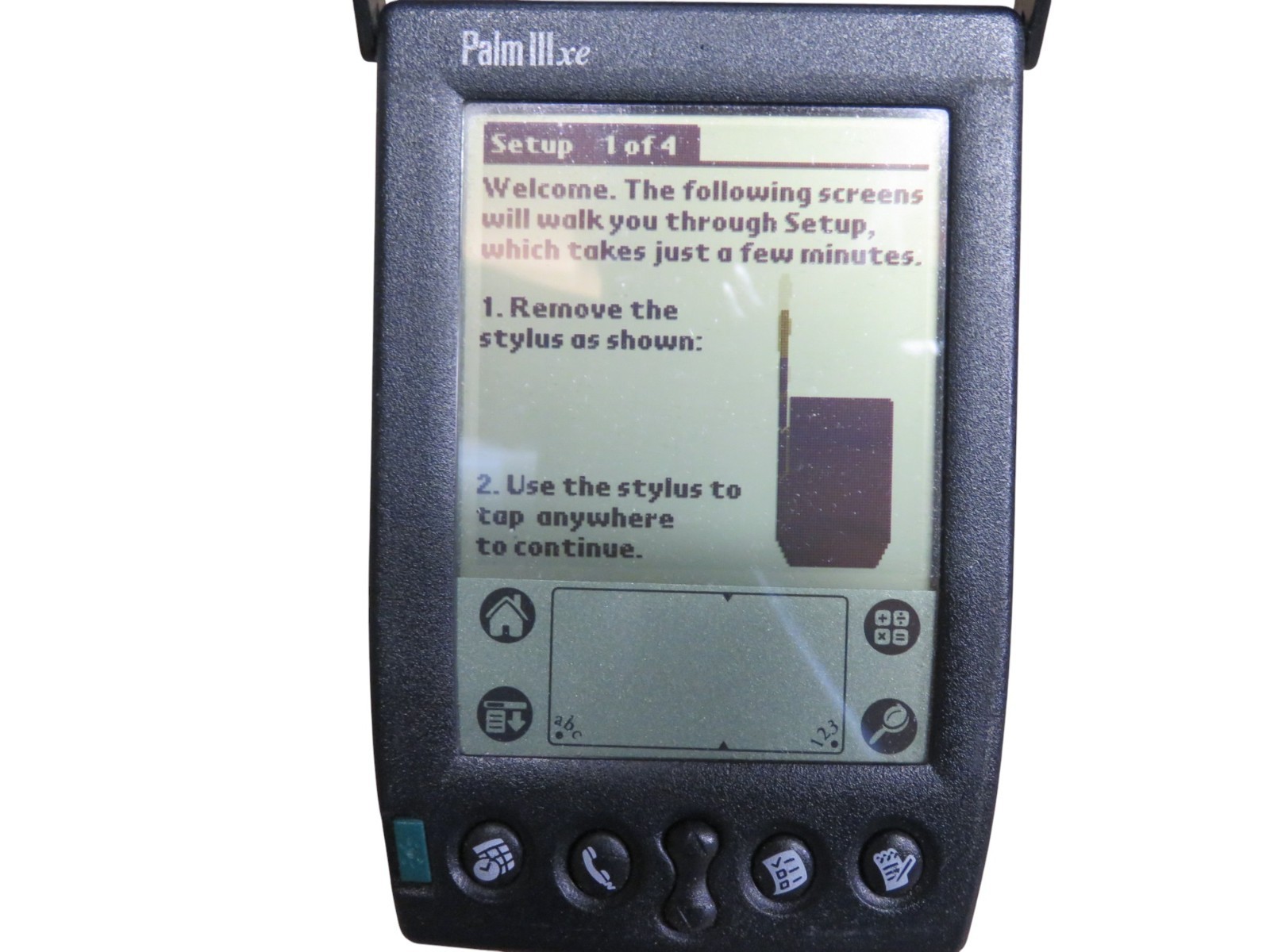 Palm IIIxe Handheld PDA with Stylus and Plastic Cover - Tested And Working Item image 2