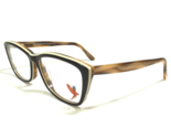 Maui Jim Gafas Monturas MJO 2113-18D Marrón Beige Bocina Ojo de Gato 53-... - $92.86