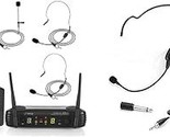 Pyle 2 Channel Wireless Microphone System - 2 Transmitter,  Cable, Power... - $274.99