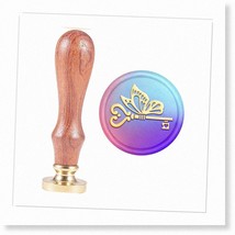 Fluttering Memories Wax Seal Stamp Set - Vintage Butterfly Key Design fo... - $26.72
