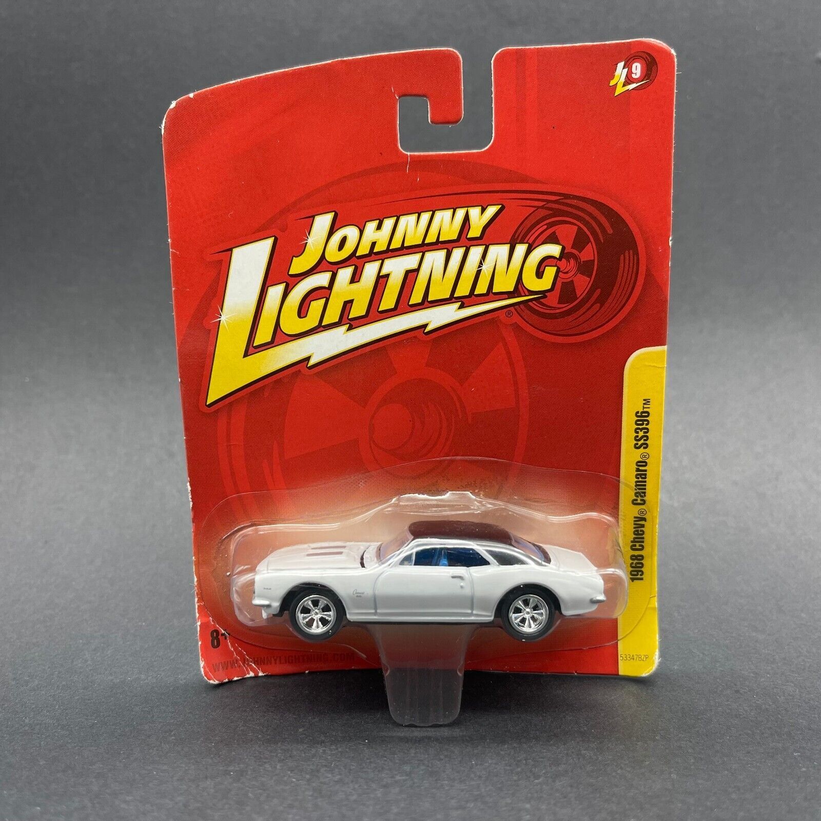 Primary image for Johnny Lightning 1968 '68 Chevrolet Chevy Camaro SS 396 White Muscle Car 164