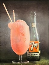 7UP - You like it it likes you - Refreshing Drink - 1964 Vintage Print Ad - $16.07 CAD