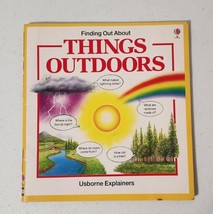 Vintage 1981 UK Title USBORNE EXPLAINERS Finding Out About THINGS OUTDOO... - £3.73 GBP
