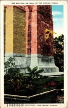 The Sun Dial on Wall of Singing Tower Lake Wales FL Postcard PC178 - £3.91 GBP
