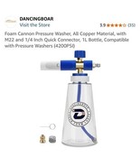 Foam Cannon Pressure Washer, All Copper Material, with M22 and 1/4 Inch ... - €33,99 EUR Foam Cannon Pressure Washer, All Copper Material, with M22 and 1/4 Inch ... - €33,99 EUR