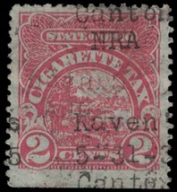 1930s? Revenue Stamp - State of Ohio, Cigarette Tax, Canton Cancel B3D  - £1.17 GBP