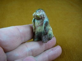 (Y-DOG-CS-563) COCKER SPANIEL dog JASPER  gemstone gem stone carving LOV... - £10.46 GBP