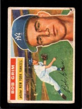 1956 Topps #52B Bob Grim Good Yankees White Backs *NY3161 - £2.32 GBP