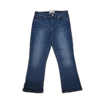 Gap Crop Flare High Rise Denim Jeans ~ Sz 30R ~ Dark Blue ~ 25&quot; Inseam - $24.29