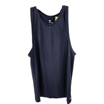 All in Motion Mens Small Blue Heather Seamless Tank Top Crew Neck Pullover - £13.40 GBP