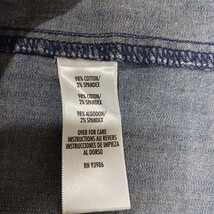 Petite Sophisticate Stretch Women's Blue Cotton Blend Rear Slit Denim Skirt Sz 8 image 4