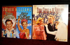 Lot of 3 MGM Musicals on 2 Special Laser Disc Editions, Used But Nice - £10.08 GBP