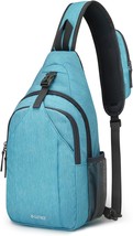 G4Free Sling Bag Rfid Blocking Sling Backpack Crossbody Chest Bag, Sky Blue - $35.97