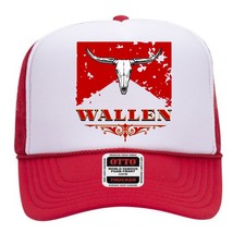 Wallen Country Music Concert Western Hat Cap Vintage Trucker Style Mesh ... - $19.79