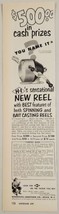 1956 Print Ad H-I Horrocks-Ibbotson Fishing Reels Made in Utica,New York - £10.68 GBP
