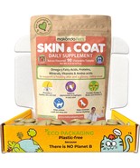 Skin and Coat Supplement for Dogs - Dog Allergy Chews Omega 3 Fish Oil f... - $31.49
