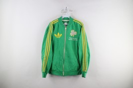 Retro Adidas Mens Small Distressed Chain Stitch Boston Celtics Basketball Jacket - £39.52 GBP