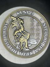 Kempo Karate Black Belt Coin Spirit of the Tiger and Dragon - $14.85