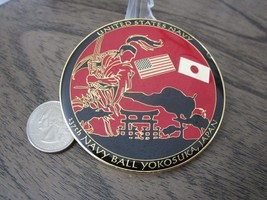 USN 237th Navy Ball Fleet Activities Yokosuka Japan CVN 73 Challenge Coin #386Q - £19.77 GBP