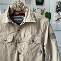 Eddie Bauer Men&#39;s Voyager Fleece-Lined Shirt Jacket Southwest Blanket Pr... - $429.34 MXN