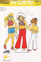 Vintage 1975 Girl&#39;s COORDINATES Simplicity Pattern 6992-s Size 6 - £9.49 GBP