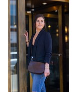 Traditional Saddlebag | Shoulder, Crossbody Full-grain Leather | Made in... - $163.00