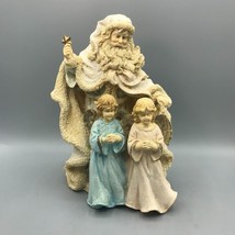 Home Interiors Santa Claus Figurine, Vintage 5804-97 Merry Christmas To All - £15.46 GBP