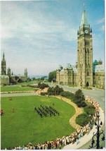 Ontario Postcard Ottawa Parliament Hill Crowds Centre Block - £1.70 GBP