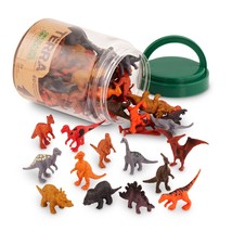 Terra by Battat – 60 Pcs Dinosaur Figures – Assorted Plastic Mini Animal Figurin - £17.19 GBP