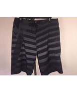 OAKLEY MOTION 4-WAY STRETCH BOARDSHORTS SZ 34 &quot;Jet Black&quot; - $34.64