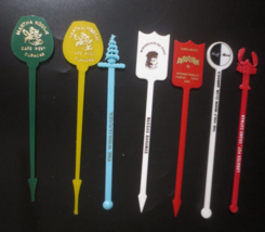 Set Of 7 Caribbean Swizzle Sticks - £2.17 GBP