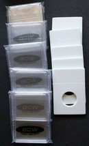 (5) BCW Nickel Coin Display Slab With Foam Insert - White - Coin - $8.95