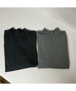 L.L. Bean Base Layer Men&#39;s Turtleneck Size Large Cotton Long Sleeve 2 Sh... - $347.52 MXN